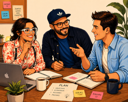 personas trabajando